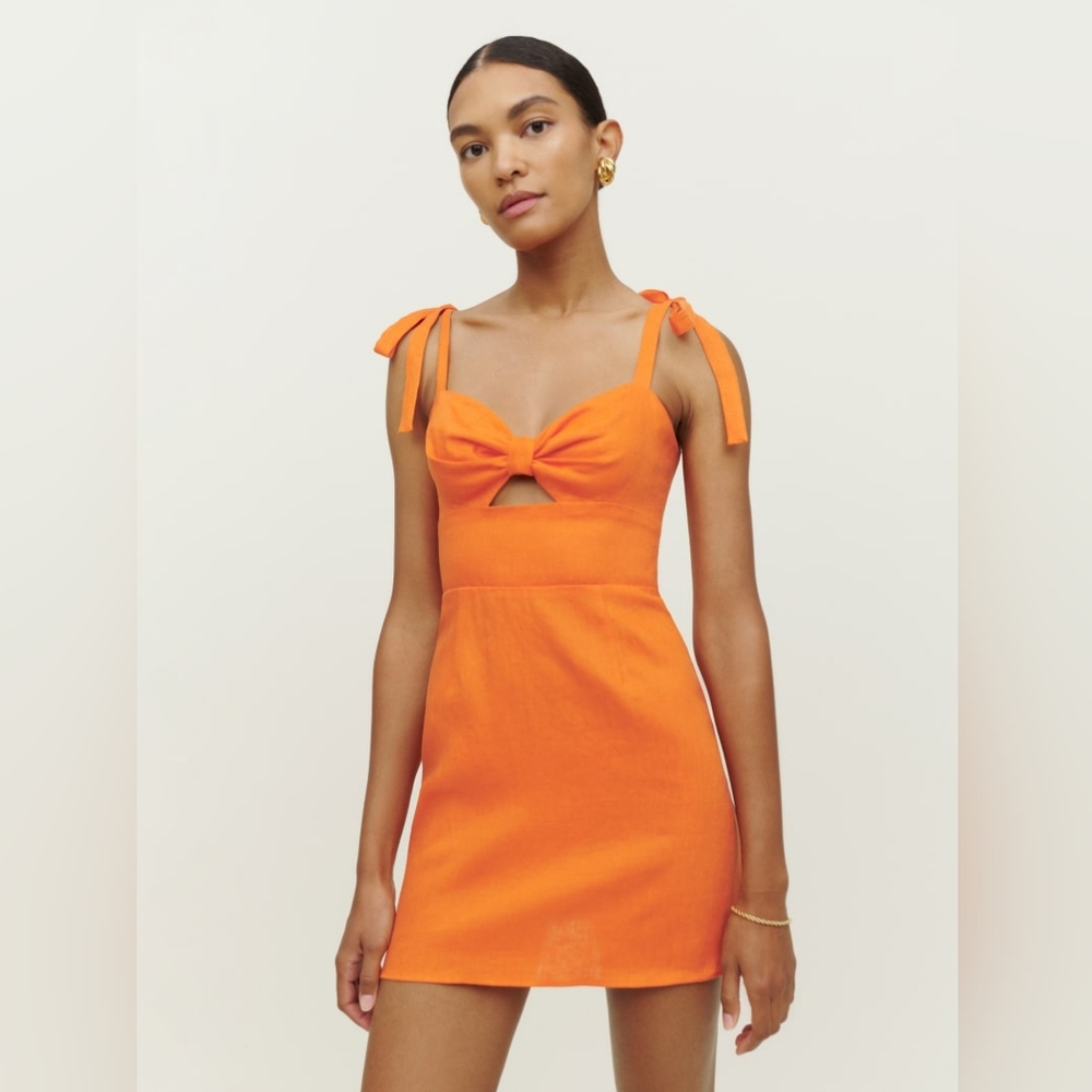 Reformation Linen Mini Dress